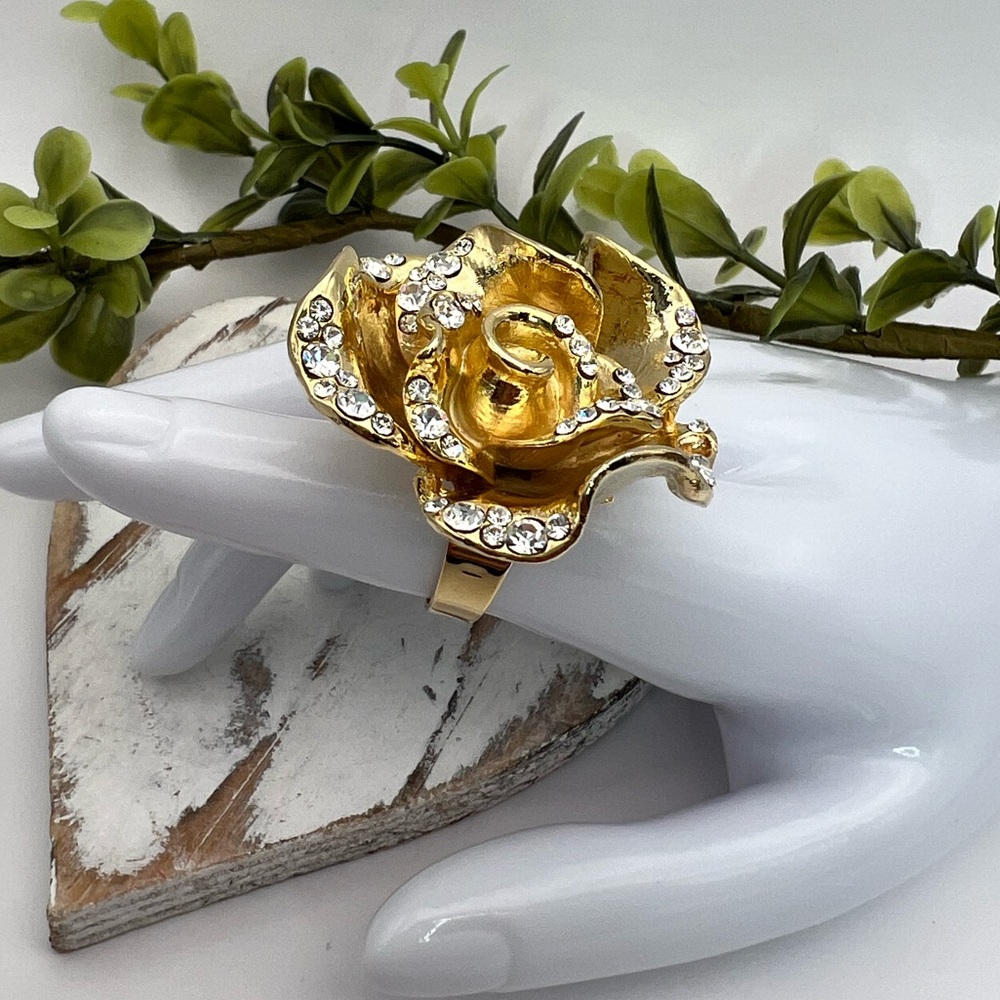 Rose Statement Ring - image 1